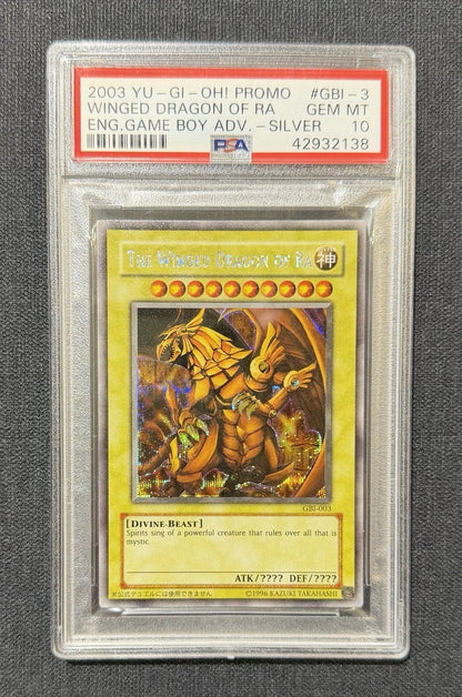 Yugioh - Winged Dragon of Ra GBI Secret PSA 10 GEM MINT (42932138)