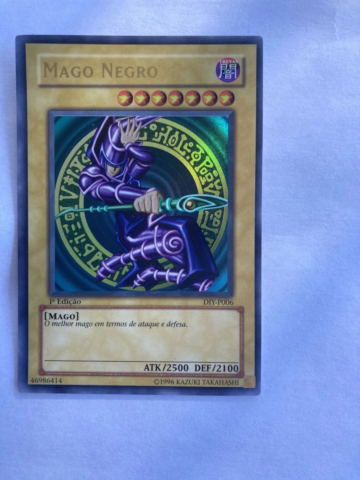 Yugioh Portuguese 1st Ed Dark Magician DIY-P006 NM