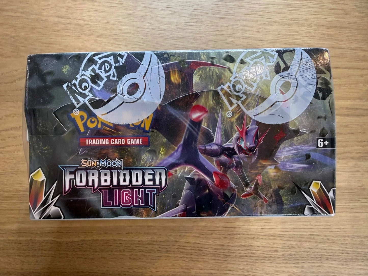 Pokemon Sun & Moon Forbidden Light Booster Box W/ Acrylic Case (Sealed)