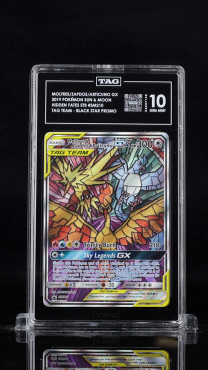 Pokemon - Moltres & Zapdos & Articuno GX SM210 TAG 10
