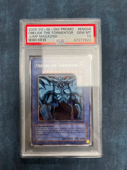 YUGIOH Promo Obelisk The Tormentor JMP EN004 - PSA 10