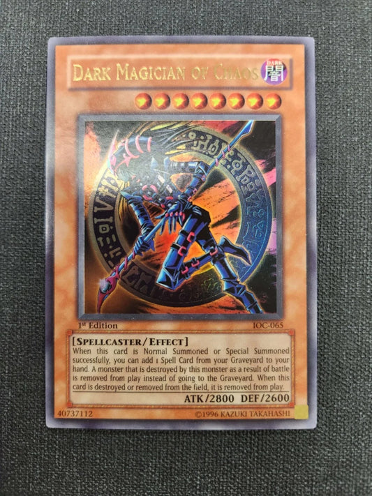 Yugioh Dark Magician of Chaos (IOC-065) - Invasion of Chaos 1st Edition LP