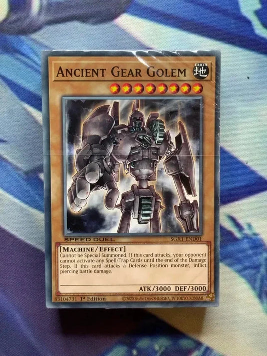 Yugioh Ancient Gear Golem SGX1 SEALED DECK
