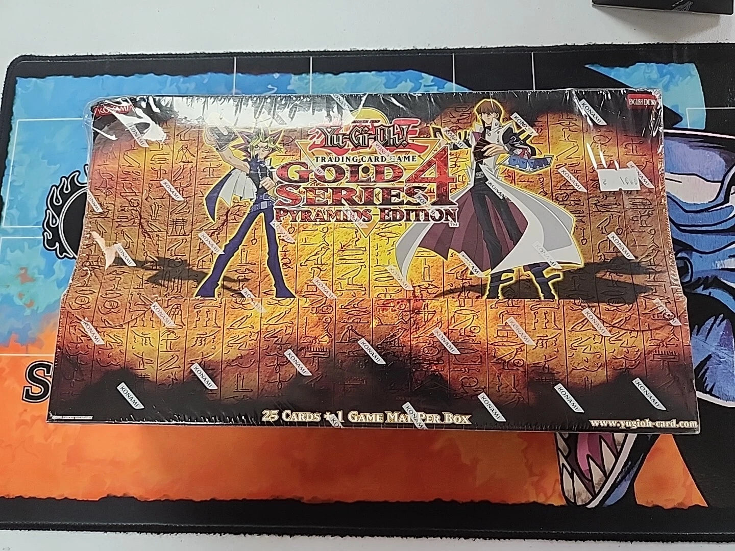 Yugioh Gold Series 4 GLD4 Pyramid Edition 5 Mini Boxes Display SMALL SEAL TEAR