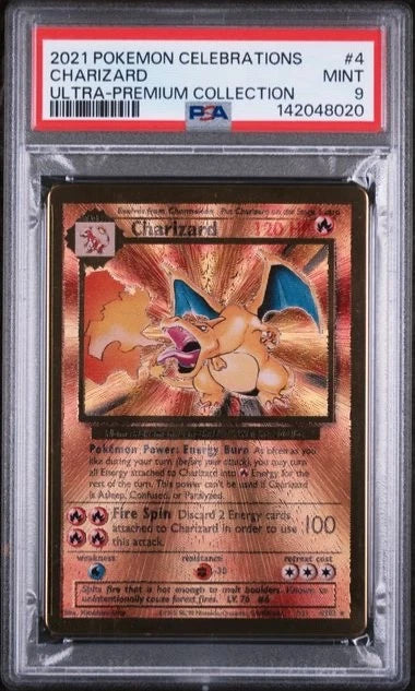 Pokemon 2021 Pokemon Celebrations Charizard UPC #4 PSA 9