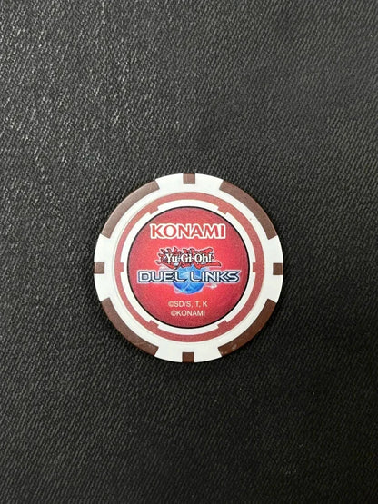 Yugioh Red Eyes Black Dragon Duel Links Prize Rare Collectible Poker Chip