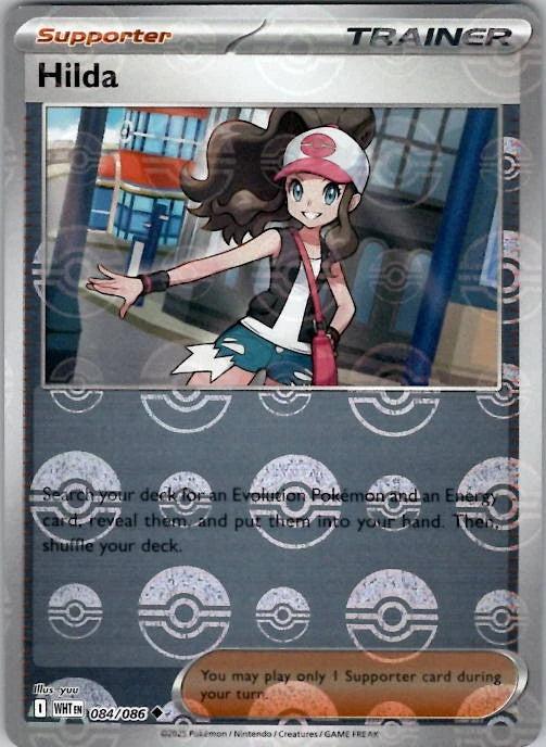 Hilda (Poke Ball Pattern) 84 - SV White Flare Holofoil