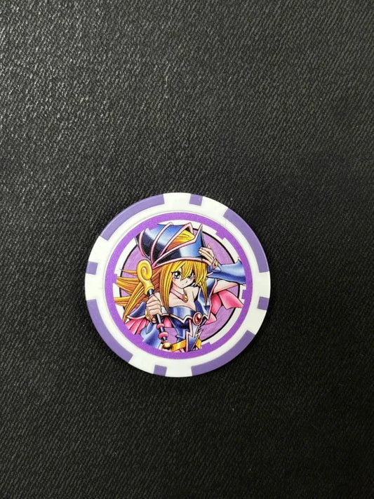 Yugioh Dark Magician Girl Duel Links Prize Rare Collectible Poker Chip