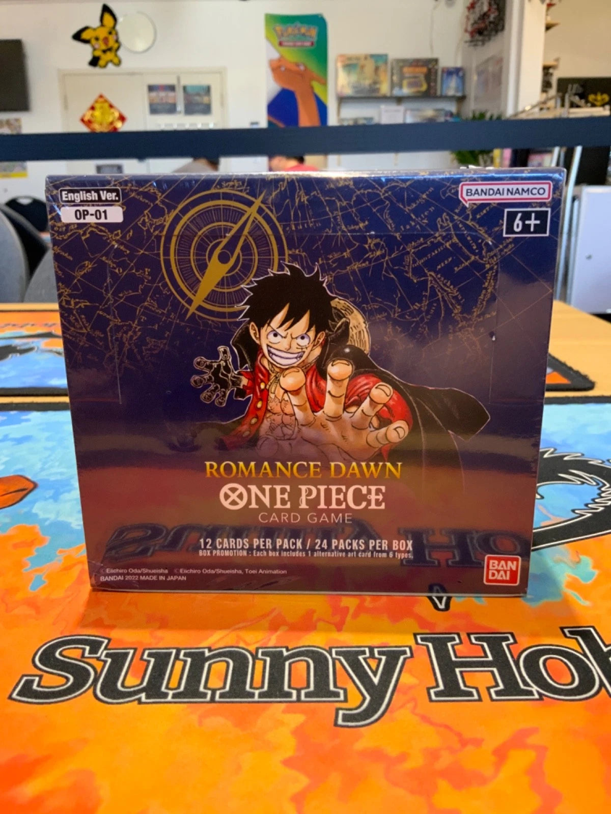 One Piece Romance Dawn OP01 Booster Box Blue Bottom (Slightly Dented)