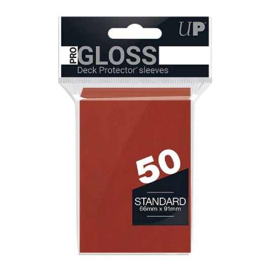 Ultra Pro Standard Size Sleeves Gloss Red