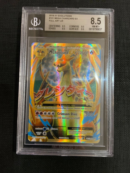 Pokemon - M charizard ex Full Art XY Evolutions 101/108 BGS 8.5