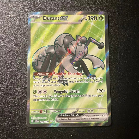 Pokemon Durant ex 215/191 Surging Sparks Ultra Rare Full Art