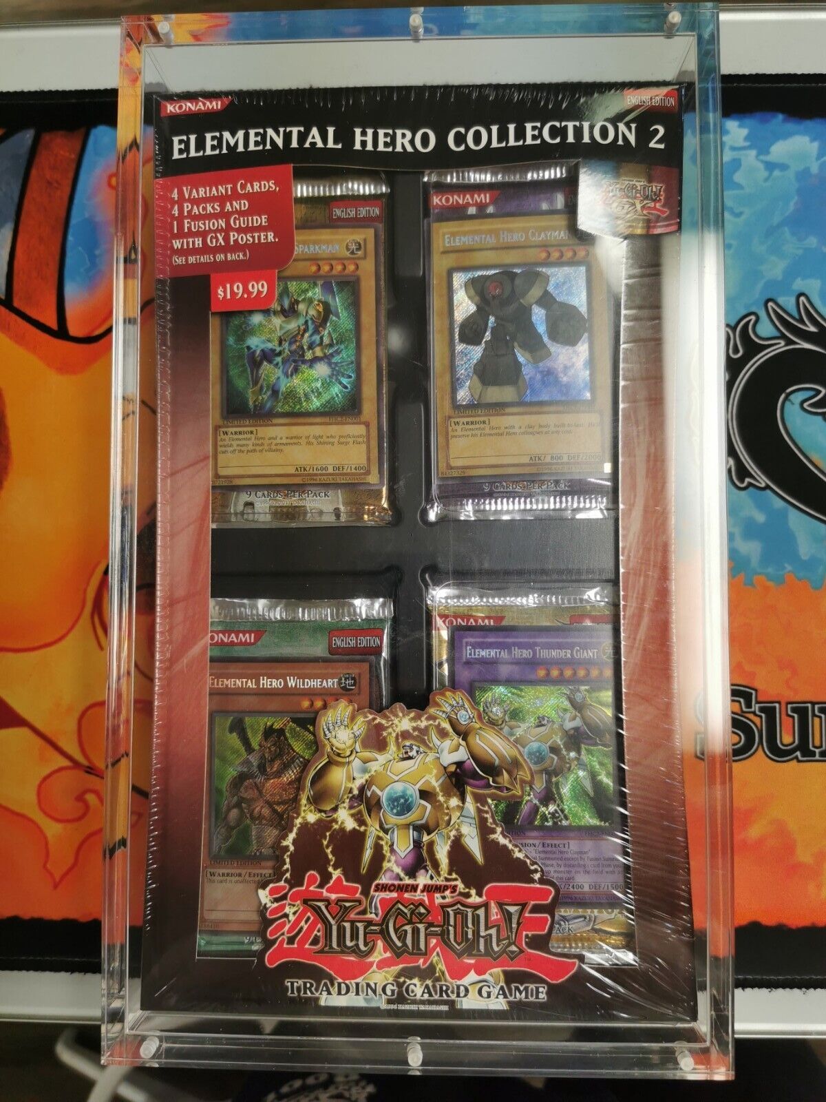 Yugioh Acrylic Elemental Hero Collection EHC2 UV Protective Magnetic