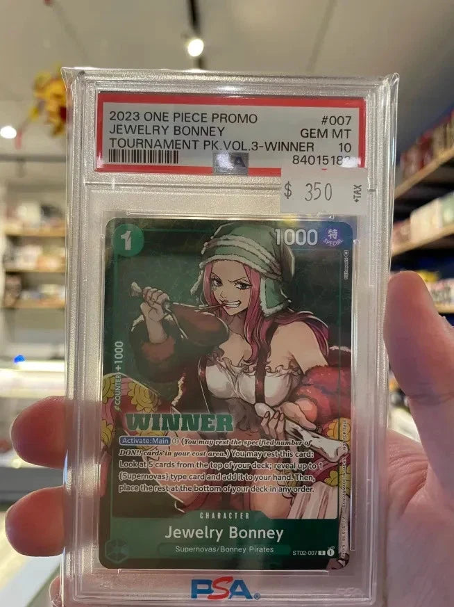 One Piece TCG - Jewelry Bonney Tournament PK. Vol.3 Winner Promo ST02-007 PSA 10