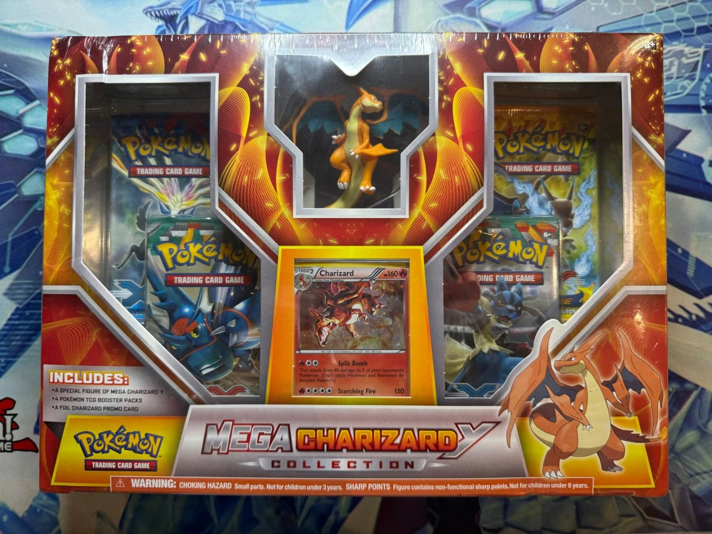 Pokemon Mega Charizard Figure Collection (W/ Acrylic Case)