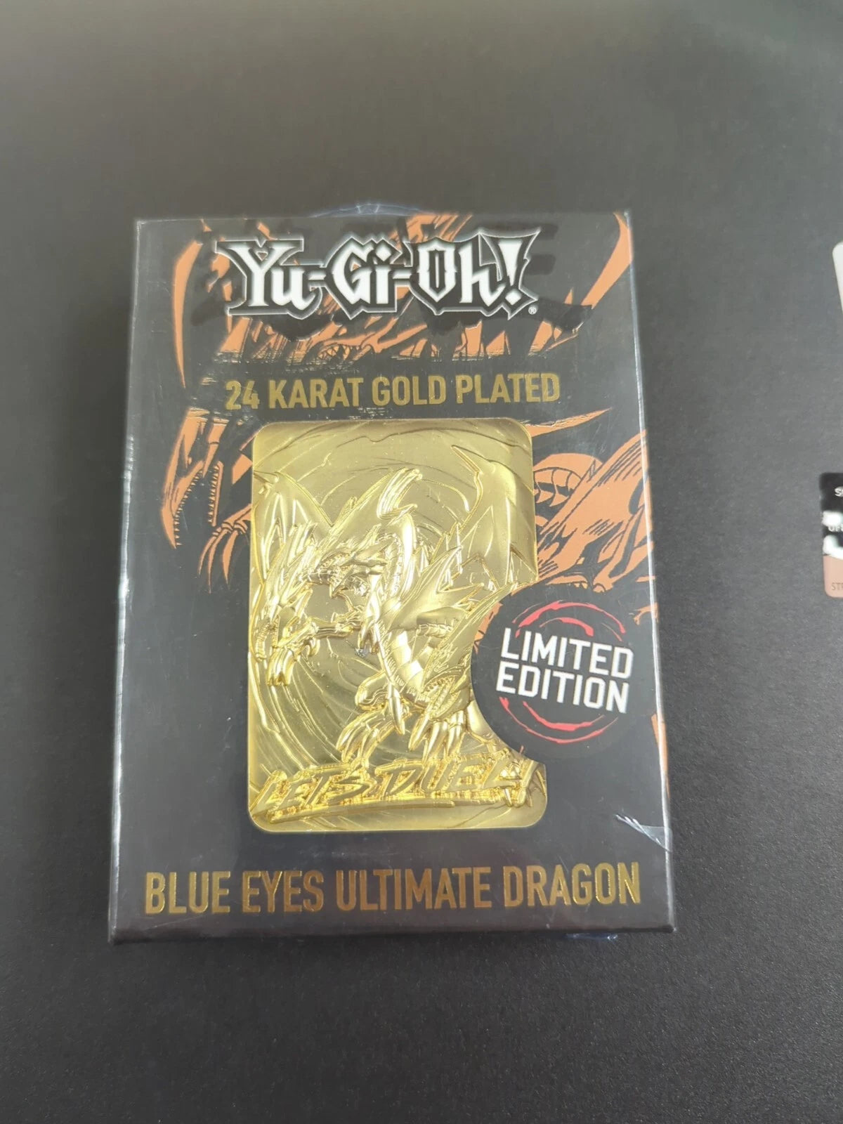 [CLEARANCE] Yugioh 24k Gold Plated Card Blue Eyes Ultimate Dragon