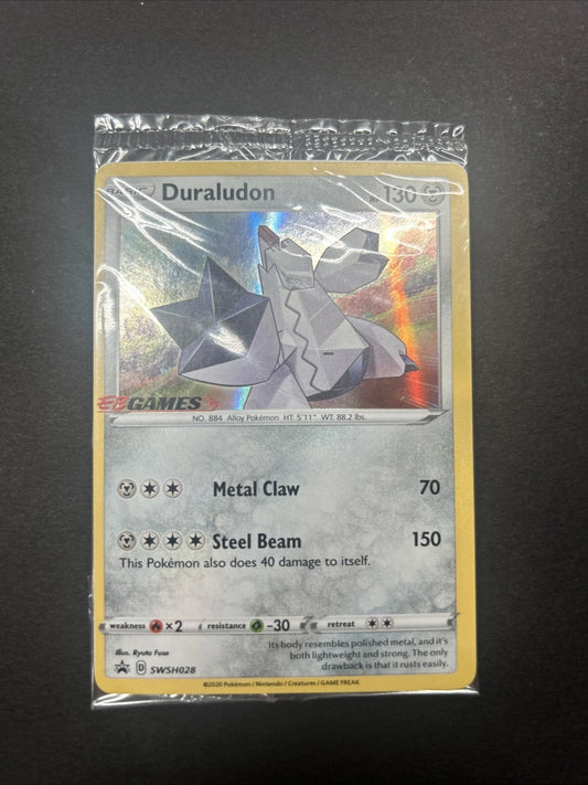Duraludon - SWSH028 (EB Games Exclusive) SWSH028 - Miscellaneous Cards & Products Holofoil