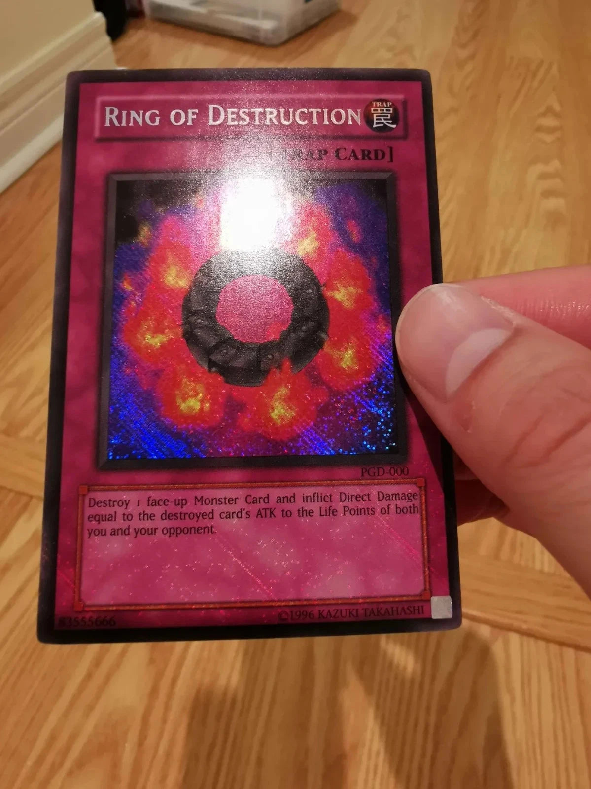 Yugioh Ring of Destruction PGD-000 Secret Rare NM REVERSE HOLO