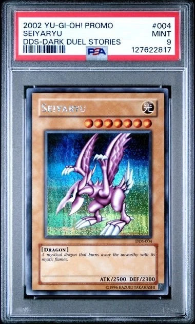 Yugioh 2002 Promo Seiyaryu DDS-Dark DUEL STORIES #004 PSA 9