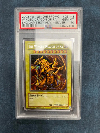 YUGIOH Promo Winged Dragon of Ra GBI SCR PSA 10 #2