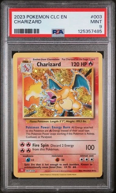 Pokemon Charizard TCG Classic Collection 003/034 Holo Rare PSA 9