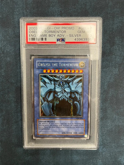 YUGIOH Promo Obelisk the Tormentor GBI SCR PSA 10 #2
