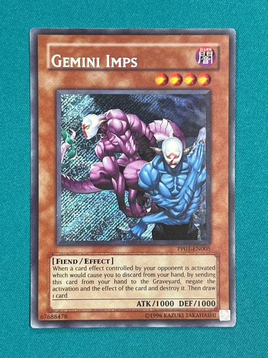 Yugioh Gemini Imps PP01-EN005 Secret Rare VLP LOWERED NAME