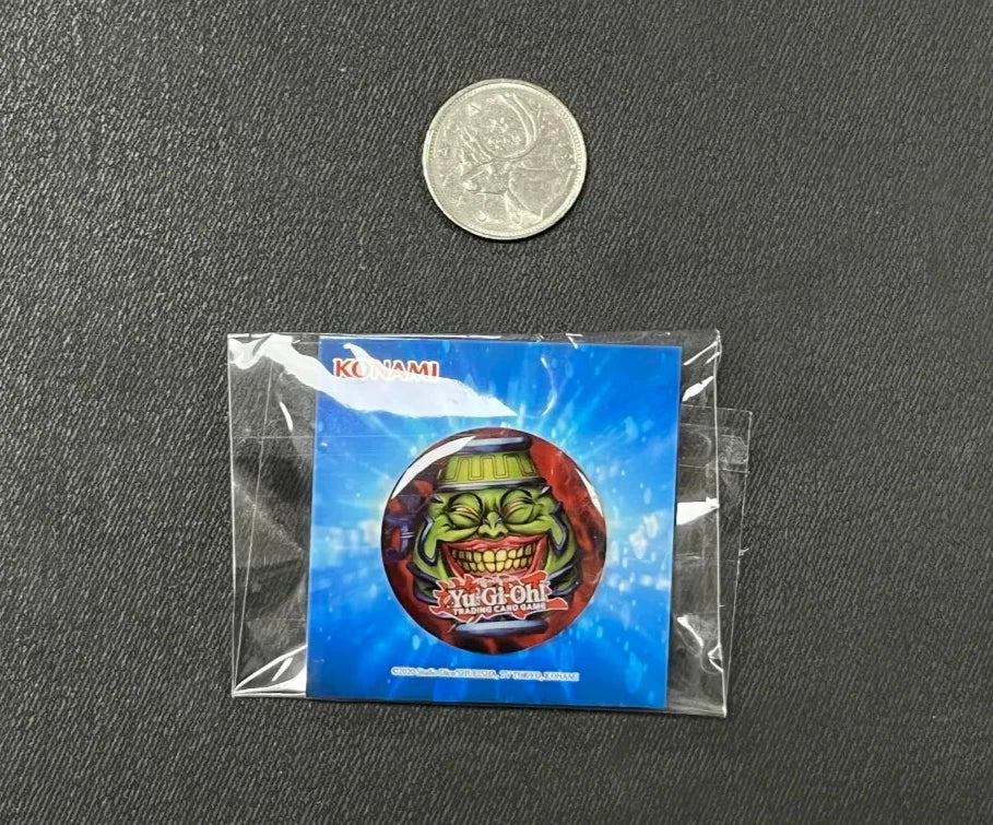 Yu-Gi-Oh! Pot of Greed Official Pin 2023 Konami SEALED