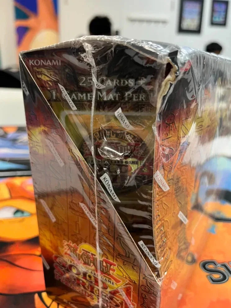 Yugioh Gold Series 4 GLD4 Pyramid Edition 5 Mini Boxes Display SMALL SEAL TEAR