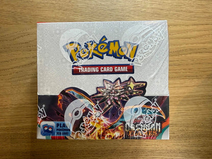 Pokemon Scarlet & Violet Obsidian Flames Booster Box W/ Acrylic Case (Sealed)
