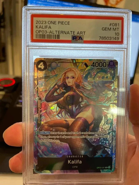 One Piece TCG - Kalifa OP03-081 Alternate Art PSA 10