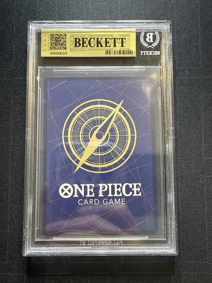 One Piece TCG #OP09004 Shanks SR 2nd Anniversary Set BGS 10