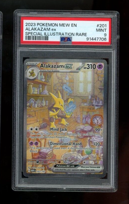 Alakazam ex 201/165 151 PSA 9