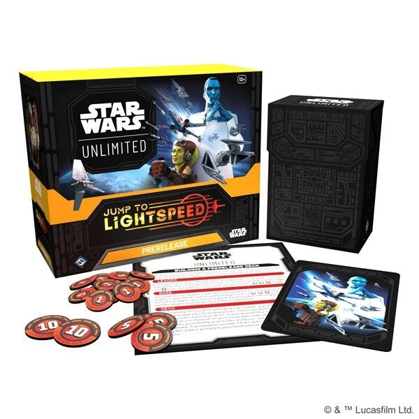 STAR WARS: Unlimited: Jump To Lightspeed - PRE-RELEASE KIT + 4 packs