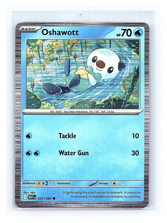 Oshawott - 021/086 21 - Miscellaneous Cards & Products Holofoil