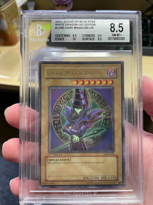 Yugioh - Dark Magician LOB-005 1st Edition BGS 8.5