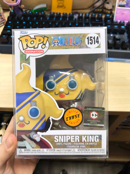 FUNKO POP - One Piece Sniper King #1514 CHASE Chalice Exclusive w/Protector
