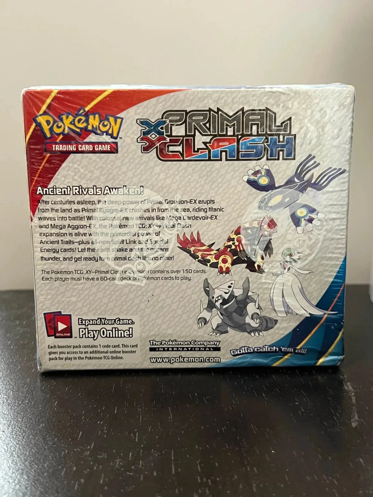 Pokemon XY Primal Clash Booster Box SEALED (New w/ Damage at top of box)