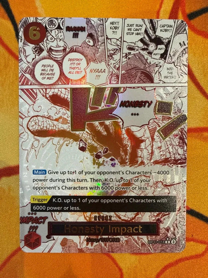 One Piece TCG Honesty Impact (Alternate Art) (OP11-018) NM #1