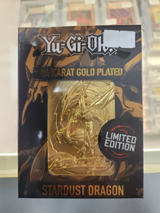 [CLEARANCE] Yugioh 24k Gold Plated Card Stardust Dragon