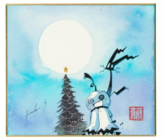 POKEMON Kouki Saitou Kabokun Christmas Illustration Original Art