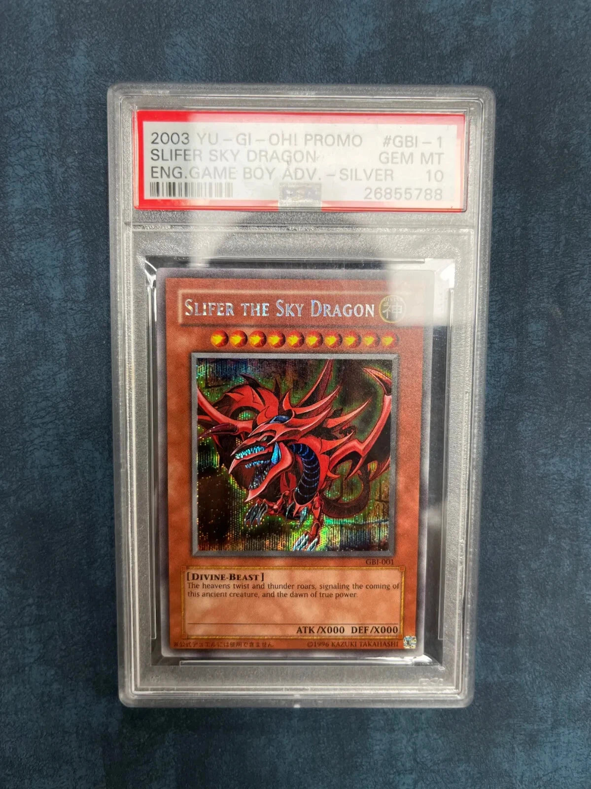Yugioh Slifer The Sky Dragon GBI-001 Promo - PSA 10 #1
