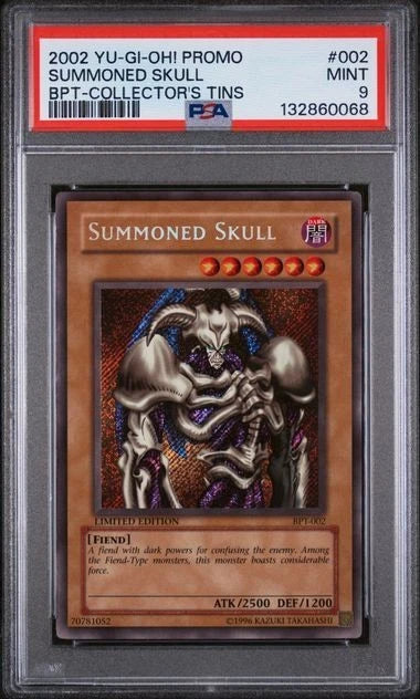 Yugioh Summoned Skull Secret Rare Limited Edition BPT-002 PSA 9