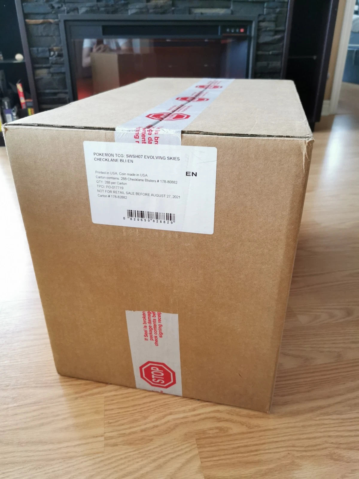 Pokemon Evolving Skies Checklane Blister Case (288 packs) 1st Print SEALED