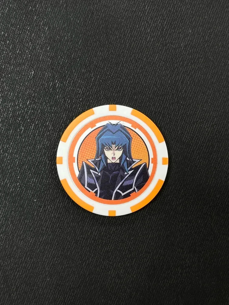 Yugioh Zane Truesdale Duel Links Prize - Rare Collectible Poker Chip