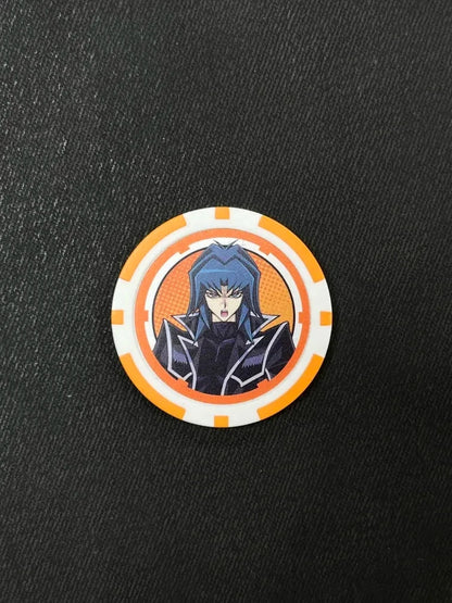Yugioh Zane Truesdale Duel Links Prize - Rare Collectible Poker Chip