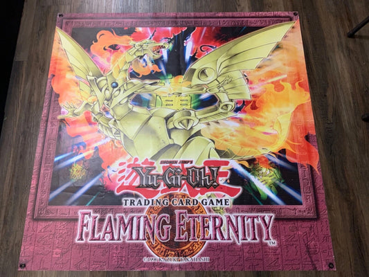 Yugioh Flaming Eternity FET Official OTS Vinyl Hanger Banner 48"x48"