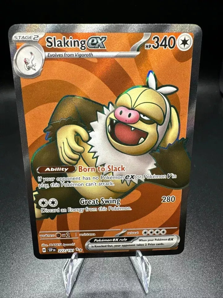 Pokemon Slaking ex 227/191 Surging Sparks Full Art