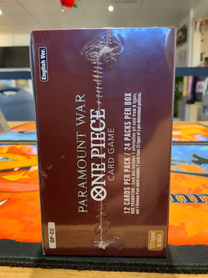 One Piece Paramount War OP02 Booster Box (Slight Tear)