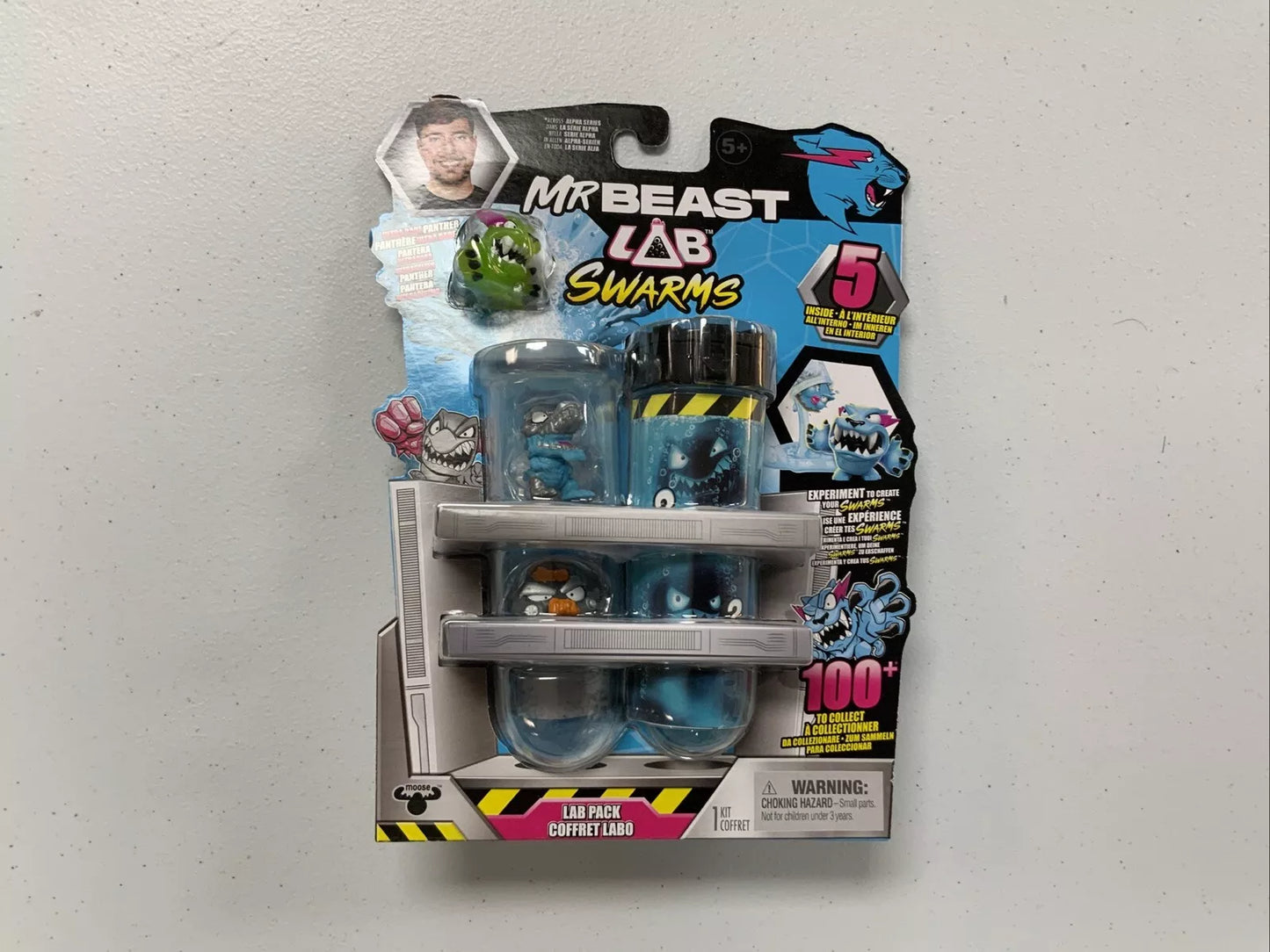 [CLEARANCE] Mr Beast LAB SWARMS 5 Micro Beasts Lab Pack - Green Ultra Rare Panther Promo